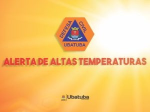 Defesa Civil alerta para cuidados diante do calor intenso em Ubatuba