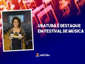 Ubatuba premiada: Mara Braga é melhor intérprete em festival