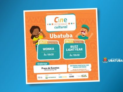 Ubatuba recebe cinema gratuito na Praça de Eventos