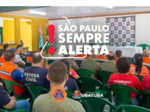 Defesa Civil: Treinamento São Paulo Sempre Alerta começa hoje em Ubatuba