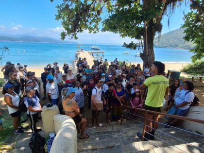 Saúde realiza evento no Parque Estadual da Ilha Anchieta