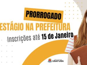 Inscrição para estágio na prefeitura é prorrogada até 15 de janeiro